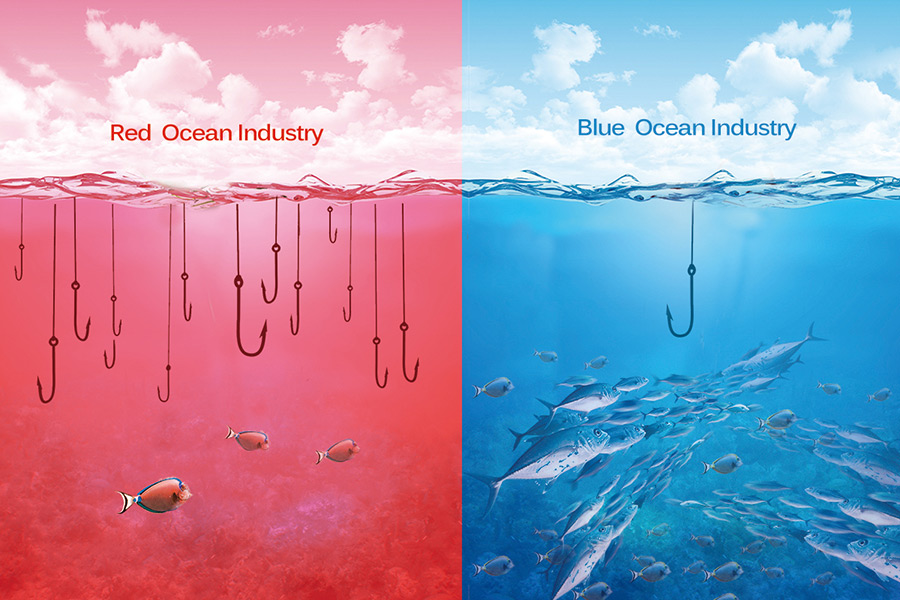 Mengenal Dua Samudera dalam Bisnis: Red dan Blue Ocean Strategy